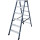 Stufendoppelleiter Sepro® D, eloxiert, 2x 6 Stufen