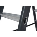 Stufendoppelleiter Sepro&reg; D, eloxiert, 2x 8 Stufen