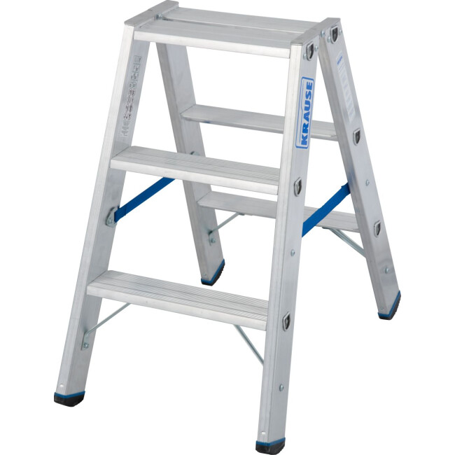 STABILO® Stufendoppelleiter, Alu, 2x 3 Stufen