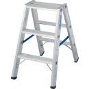 STABILO® Stufendoppelleiter, Alu, 2x 3 Stufen