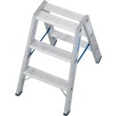STABILO® Stufendoppelleiter, Alu, 2x 3 Stufen