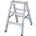 STABILO® Stufendoppelleiter, Alu, 2x 3 Stufen