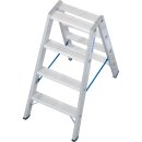 STABILO® Stufendoppelleiter, Alu, 2x 4 Stufen