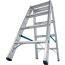 STABILO&reg; Stufendoppelleiter, Alu, 2x 4 Stufen