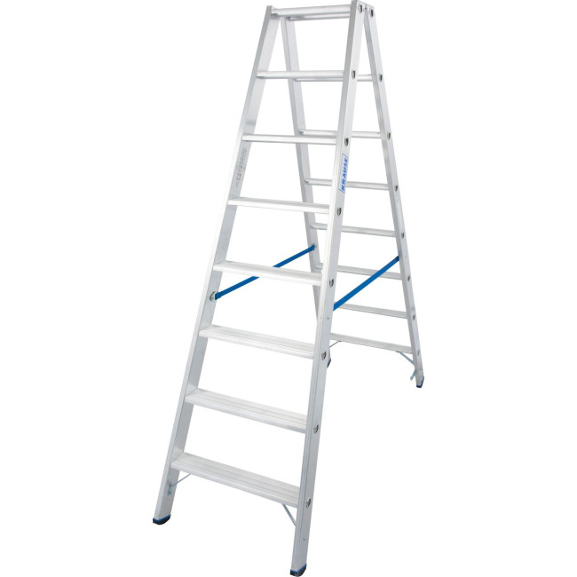 STABILO® Stufendoppelleiter, Alu, 2x 8 Stufen