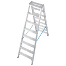STABILO&reg; Stufendoppelleiter, Alu, 2x 8 Stufen