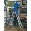 STABILO&reg; Stufendoppelleiter, Alu, 2x 8 Stufen