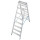 STABILO® Stufendoppelleiter, Alu, 2x 8 Stufen