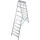 STABILO® Stufendoppelleiter, Alu, 2x 10 Stufen