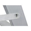 STABILO&reg; fahrbare Stufendoppelleiter, Alu, 2x 3 Stufen