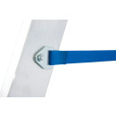 STABILO&reg; fahrbare Stufendoppelleiter, Alu, 2x 4 Stufen