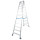 STABILO® fahrbare Stufendoppelleiter, Alu, 2x 12 Stufen