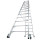 STABILO® fahrbare Stufendoppelleiter, Alu, 2x 12 Stufen