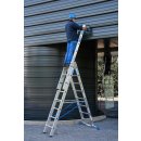 STABILO® Vielzweckleiter +S, Alu, 3x 8 Sprossen