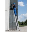 STABILO® Vielzweckleiter +S, Alu, 3x 12 Sprossen