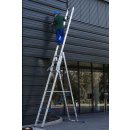 STABILO® Vielzweckleiter +S, Alu, 3x 12 Sprossen