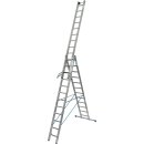 STABILO® Vielzweckleiter +S, Alu, 3x 12 Sprossen