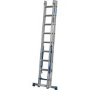 STABILO® Mehrzweckleiter +S, Alu, 2x 9 Sprossen