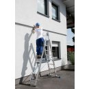 STABILO® Mehrzweckleiter +S, Alu, 2x 9 Sprossen