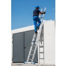 STABILO® Schiebeleiter +S, Alu, 2x 9 Sprossen