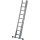 STABILO® Schiebeleiter +S, Alu, 2x 9 Sprossen