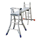STABILO&reg; Sprossengelenkteleskopleiter, 4x 4 Sprossen