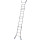 STABILO® Sprossengelenkteleskopleiter, 4x 4 Sprossen