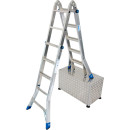 STABILO&reg; Sprossengelenkteleskopleiter, 4x 5 Sprossen