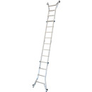 STABILO&reg; Sprossengelenkteleskopleiter mit 4 Holmverl&auml;ngerungen, 4x 4 Sprossen