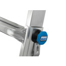 STABILO&reg; Sprossengelenkteleskopleiter mit 4 Holmverl&auml;ngerungen, 4x 4 Sprossen
