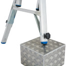 STABILO&reg; Sprossengelenkteleskopleiter mit 4 Holmverl&auml;ngerungen, 4x 4 Sprossen