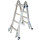STABILO® Sprossengelenkteleskopleiter mit 4 Holmverlängerungen, 4x 4 Sprossen