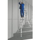 STABILO&reg; Sprossengelenkteleskopleiter mit 4 Holmverl&auml;ngerungen, 4x 5 Sprossen