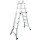 STABILO® Sprossengelenkteleskopleiter mit 4 Holmverlängerungen, 4x 5 Sprossen
