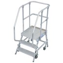 STABILO&reg; fahrbare Podestleiter, einseitig begehbar, 3 Stufen