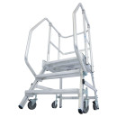 STABILO&reg; fahrbare Podestleiter, einseitig begehbar, 3 Stufen