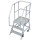 STABILO® fahrbare Podestleiter, einseitig begehbar, 3 Stufen