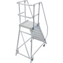 STABILO&reg; fahrbare Podestleiter, einseitig begehbar, 7 Stufen