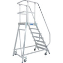 STABILO&reg; fahrbare Podestleiter, einseitig begehbar, 7 Stufen