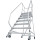 STABILO® fahrbare Podestleiter, einseitig begehbar, 7 Stufen