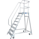 STABILO&reg; fahrbare Podestleiter, einseitig begehbar, 8 Stufen