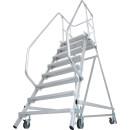 STABILO&reg; fahrbare Podestleiter, einseitig begehbar, 8 Stufen