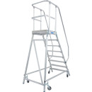 STABILO&reg; fahrbare Podestleiter, einseitig begehbar, 8 Stufen
