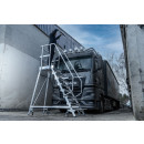 STABILO&reg; fahrbare Podestleiter, einseitig begehbar, 8 Stufen