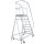 STABILO® fahrbare Podestleiter, einseitig begehbar, 8 Stufen