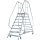 STABILO® fahrbare Podestleiter, beidseitig begehbar, 2x 8 Stufen
