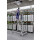 STABILO® fahrbare Podestleiter, einseitig begehbar, mit Fußleiste + extra hohem Handlauf, 8 Stufen