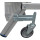 STABILO® fahrbare Podestleiter, beidseitig begehbar, mit Fußleiste + extra hohem Handlauf, 2x 4 Stufen