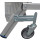 STABILO® fahrbare Podestleiter, beidseitig begehbar, mit Fußleiste + extra hohem Handlauf, 2x 8 Stufen