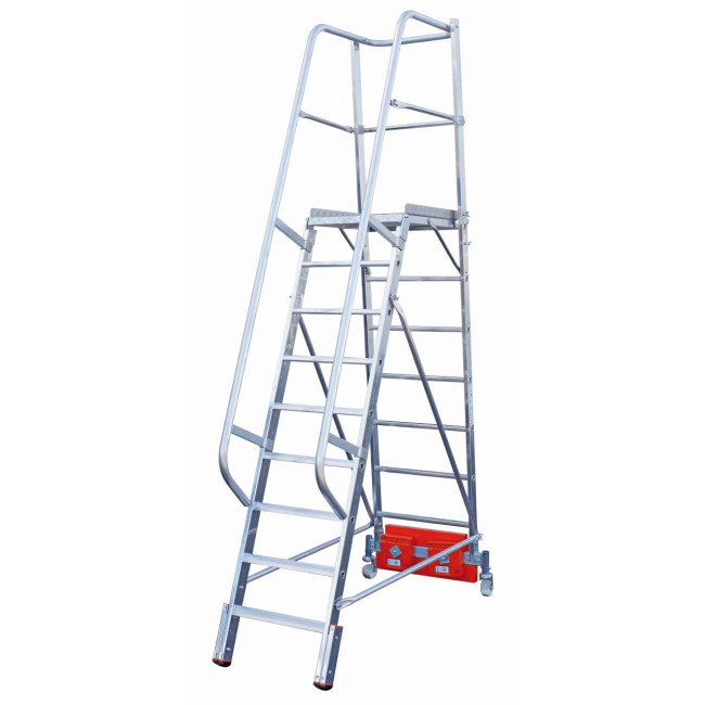 STABILO® Podestleiter Vario kompakt, 9 Stufen
